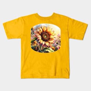 Summer's Last Blaze Kids T-Shirt